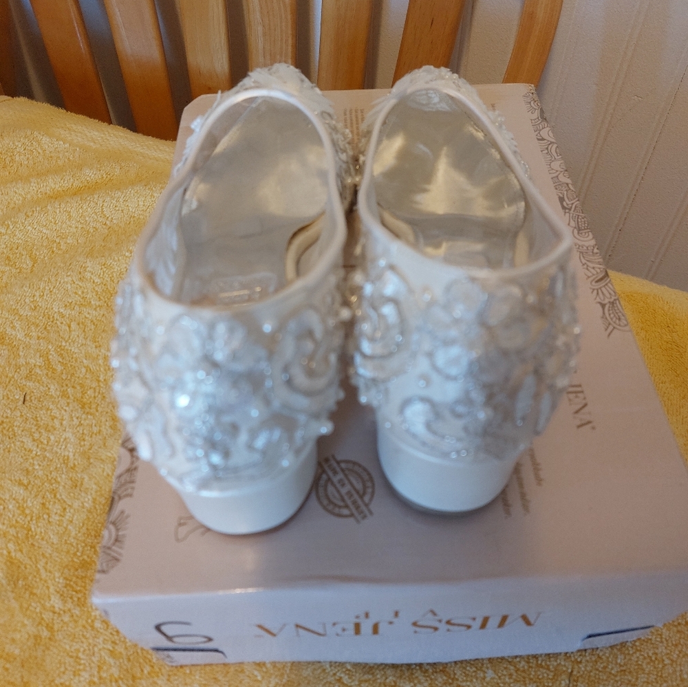 Bridal Smilee Boutique Wedding Shoes 39/8.5 - Picture 2 of 12